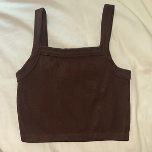 Cotton on brown top used XS/S